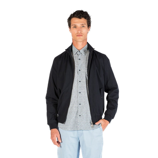 Serge Blanco Chemise Regular Bleu Aviateur Imprimé Tribal