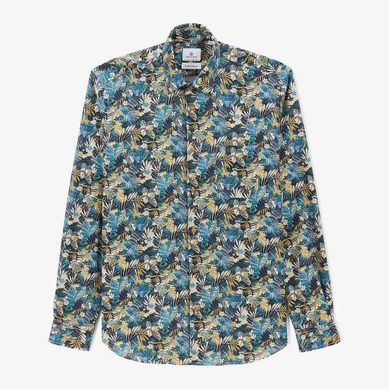 serge blanco Chemise regular militaire imprimé amazone