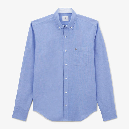 serge blanco Chemise regular Oxford avec ganse SERGE BLANCO bleu ciel