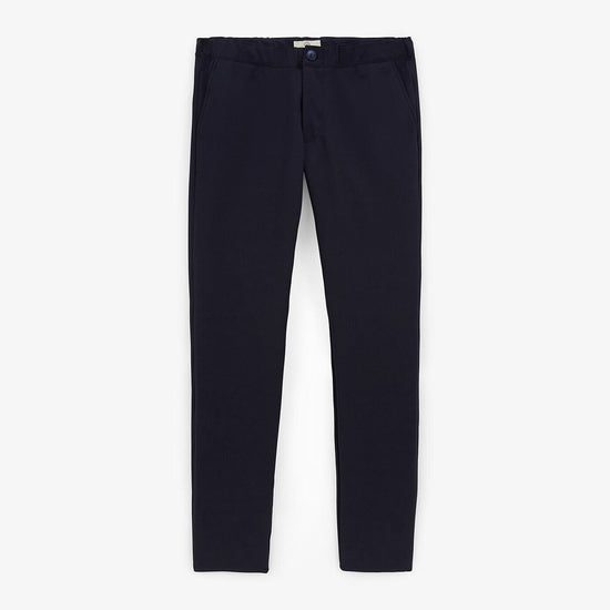 serge blanco Chino 549 stretch coupe droite dark navy