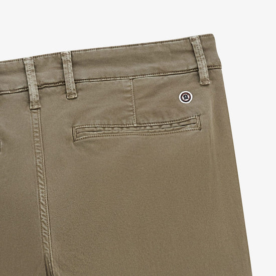 Serge Blanco Chino 702 Coupe Droite Kaki Vert Militaire