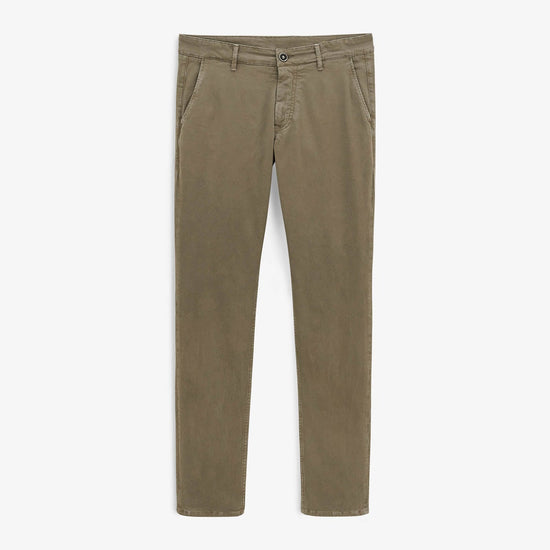 serge blanco Chino 702 coupe droite kaki vert militaire