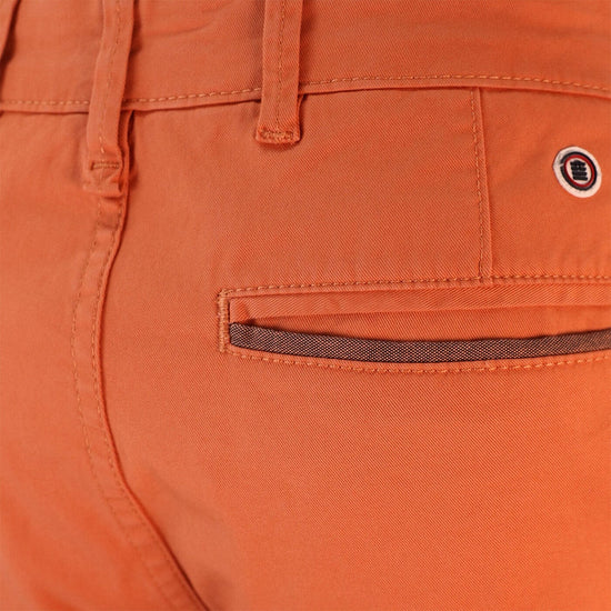 Serge Blanco Chino 702 Orange Coupe Comfort Fit Orange Abricot