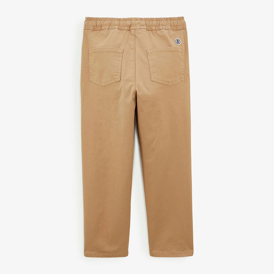 Serge Blanco Chino 734 Junior Avec Taille élastiquée Beige