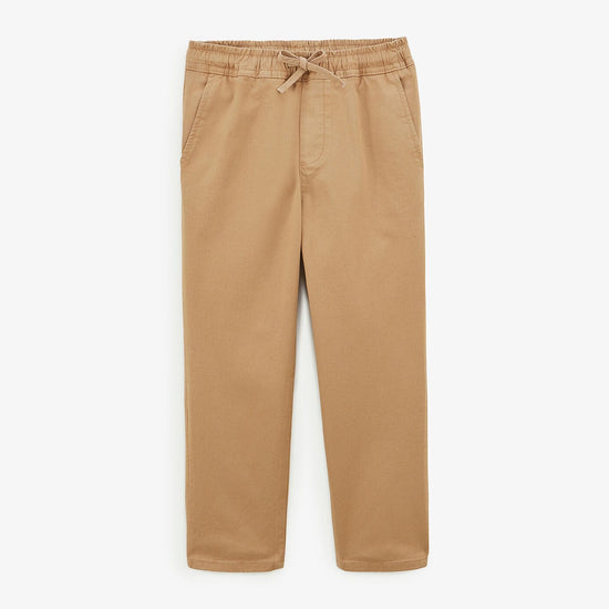 serge blanco Chino 734 Junior avec taille élastiquée beige