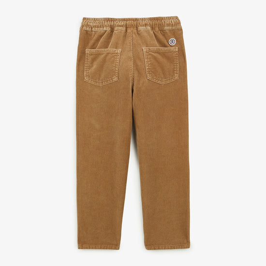 Serge Blanco Chino Velours 734 Junior Avec Taille élastique Beige