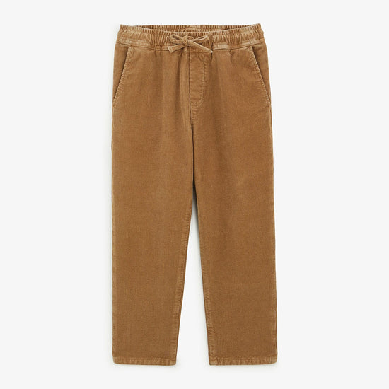 serge blanco Chino velours 734 Junior avec taille élastique beige