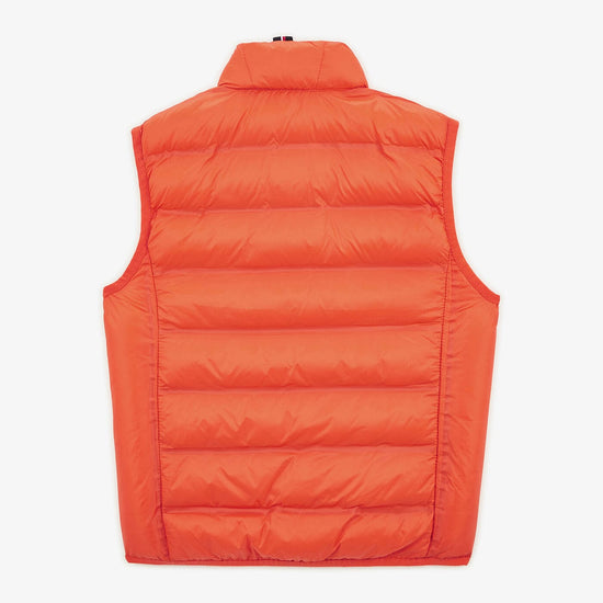 Serge Blanco Doudoune Piumino Junior Sans Manches Orange Cuivre