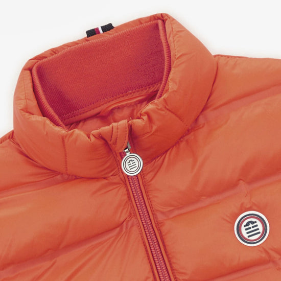 Serge Blanco Doudoune Piumino Junior Sans Manches Orange Cuivre