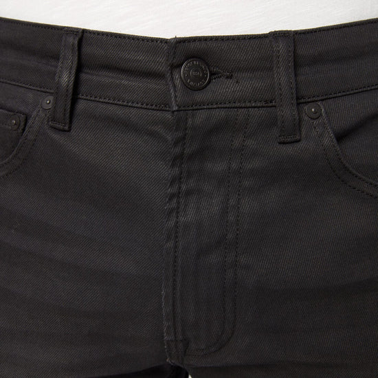 Serge Blanco Jean Délavé 5 Poches Coupe Straight 335 Powertwist Noir