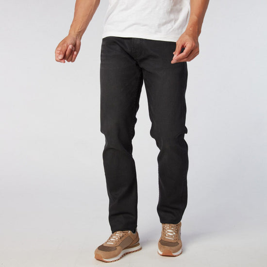 serge blanco Jean délavé 5 poches coupe straight 335 Powertwist noir