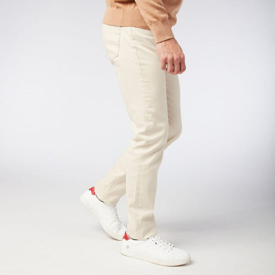 Serge Blanco Jean Homme 5 Poches Coupe Slim 325 Beige