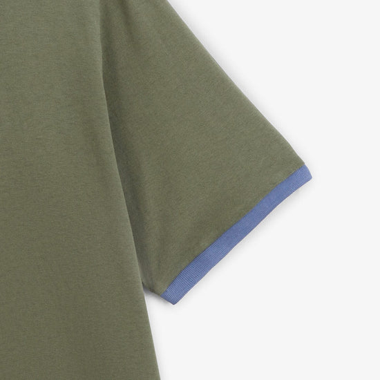 Serge Blanco Maillot Rugby Manches Courtes 3 Polos Dos Vert Avocat