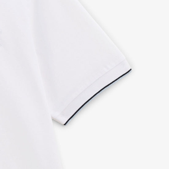 Serge Blanco Maillot Rugby Manches Courtes Loup Blanc