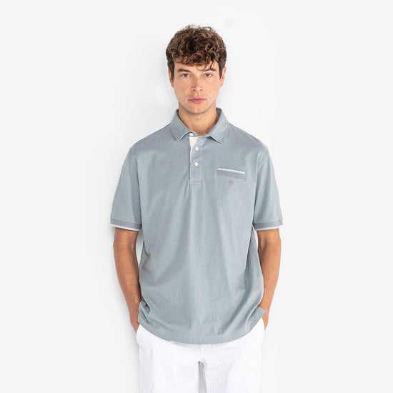 Serge Blanco Maillot Rugby Manches Courtes Loup Gris Ardoise