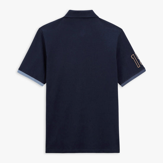 Serge Blanco Maillot Rugby Manches Courtes Luis Bleu Nuit