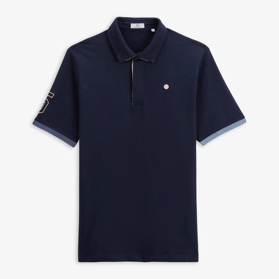 serge blanco Maillot rugby manches courtes Luis bleu nuit