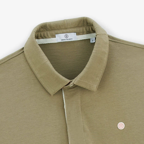 Serge Blanco Maillot Rugby Manches Courtes Luis Vert Teck