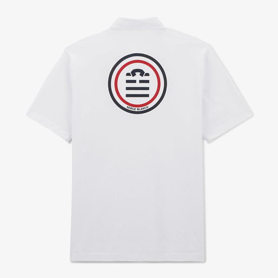 serge blanco Maillot rugby manches courtes Lyes en jersey blanc