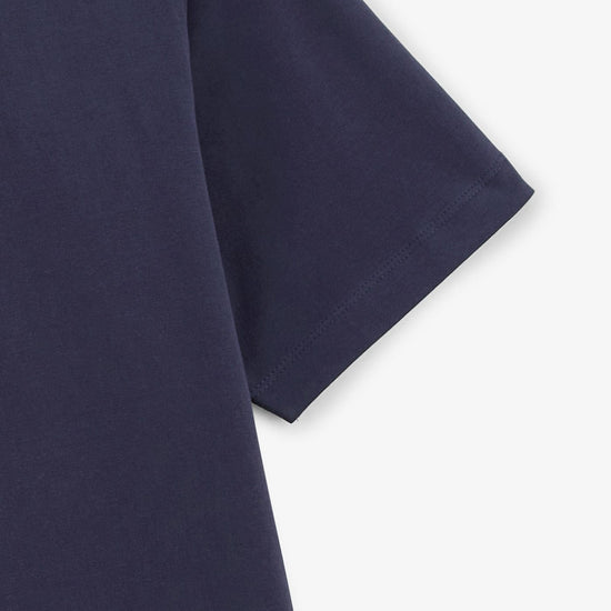 Serge Blanco Maillot Rugby Manches Courtes Lyes En Jersey Bleu Nuit