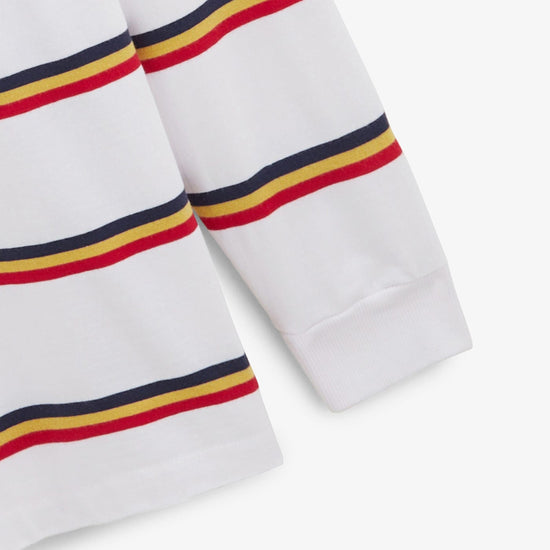 Serge Blanco Maillot Rugby Manches Longues Landen Off-white