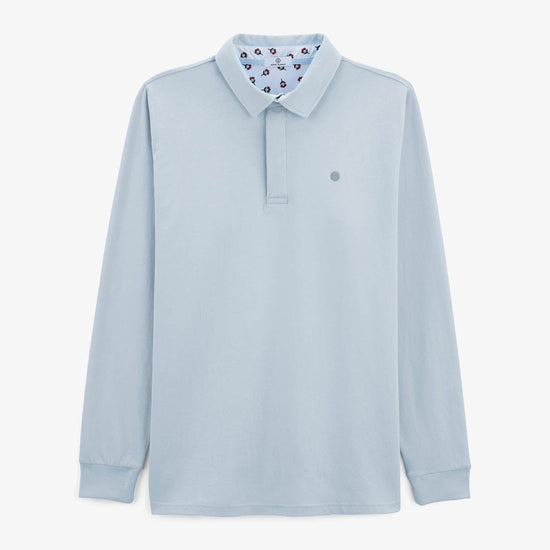 serge blanco Maillot rugby manches longues Loevan en jersey bleu ciel