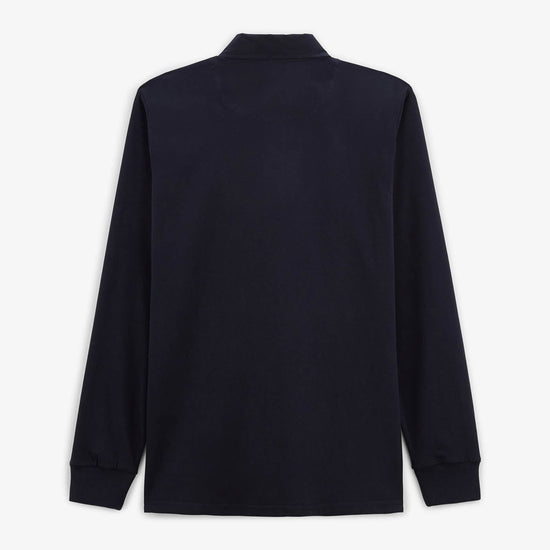 Serge Blanco Maillot Rugby Manches Longues Loevan En Jersey Dark Navy