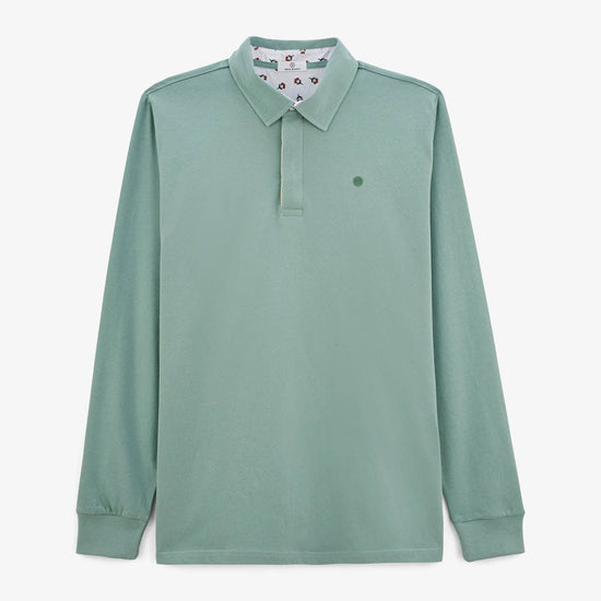 serge blanco Maillot rugby manches longues Loevan en jersey vert amande