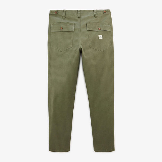 Serge Blanco Pantalon 543 PLAY Coupe Droite Vert Militaire