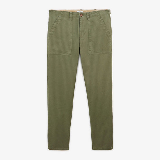 serge blanco Pantalon 543 PLAY coupe droite vert militaire