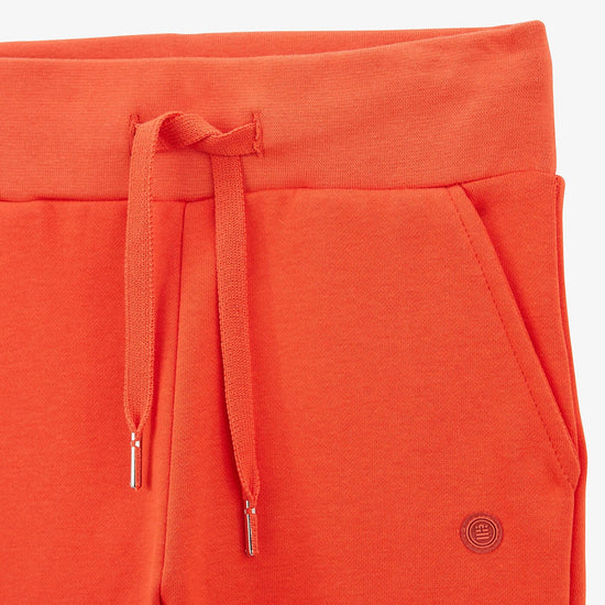 Serge Blanco Pantalon De Jogging Junior En Molleton Orange Cuivre