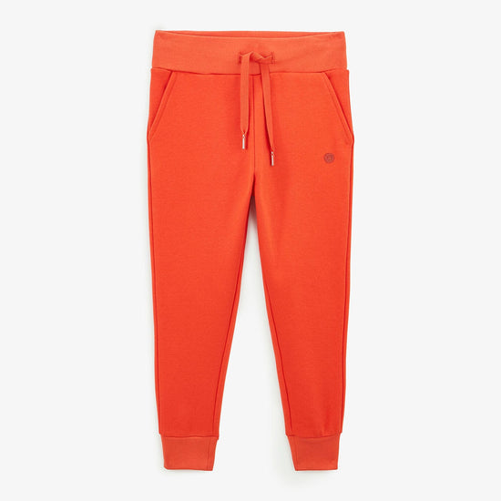 serge blanco Pantalon de jogging junior en molleton orange cuivre