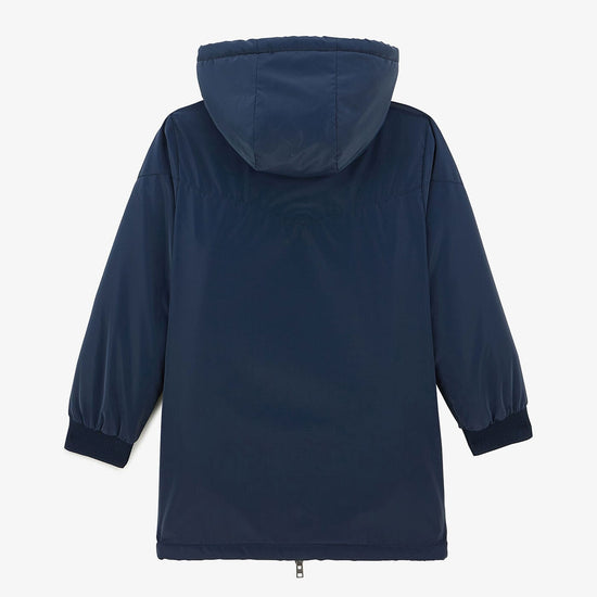 Serge Blanco Parka Longue Junior Cap Finistère Bleu Foncé