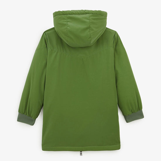 Serge Blanco Parka Longue Junior Cap Finistère Vert Olive