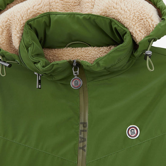 Serge Blanco Parka Longue Junior Cap Finistère Vert Olive