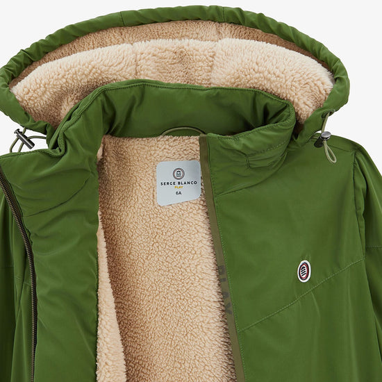 Serge Blanco Parka Longue Junior Cap Finistère Vert Olive
