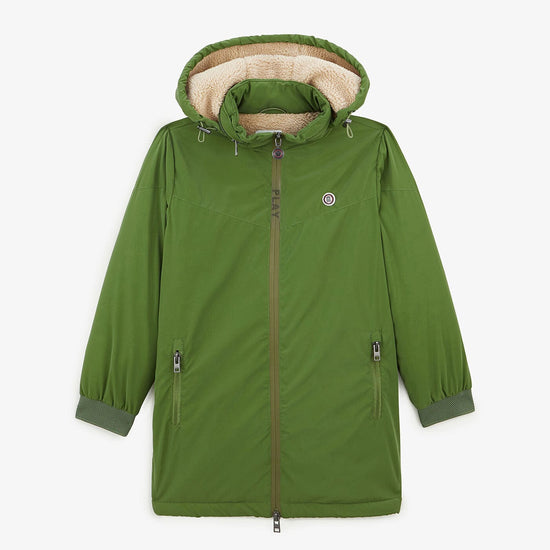 serge blanco Parka longue Junior Cap Finistère vert olive