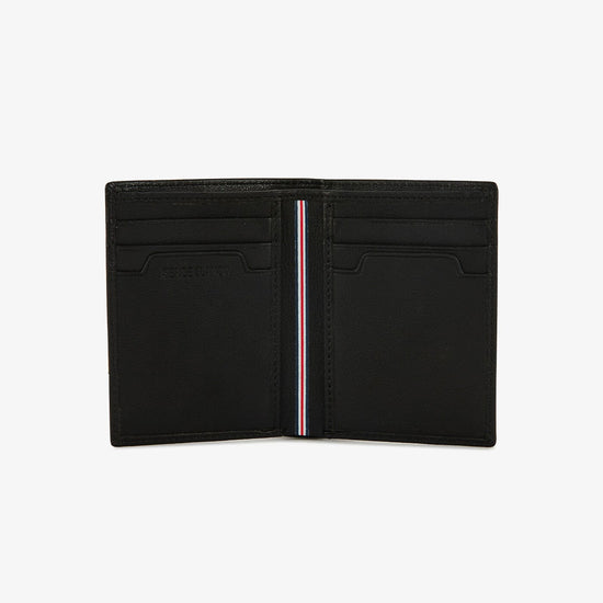 Serge Blanco Petit Portefeuille En Cuir Anchorage Noir