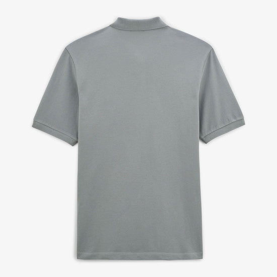 Serge Blanco Polo Manches Courtes Piqué Labby Broderie Vélo Gris Ardoise