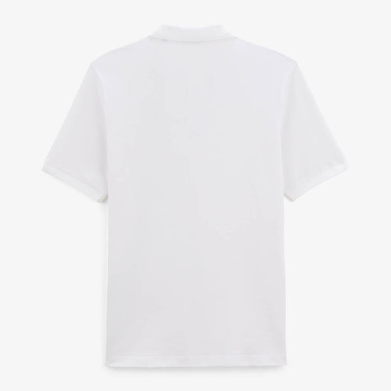 Serge Blanco Polo Manches Courtes Piqué London Broderie Cerise Blanc