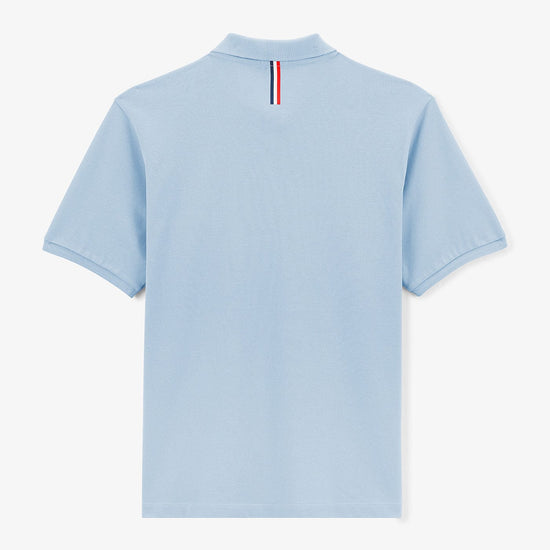 Serge Blanco Polo Manches Courtes Piqué Lucas Bleu Ciel