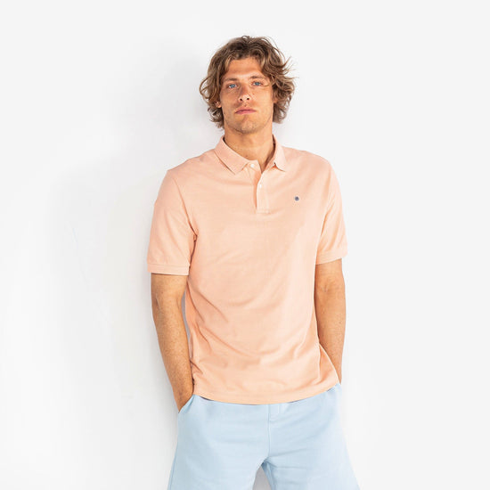 Serge Blanco Polo Manches Courtes Piqué Lucas Rose Skin