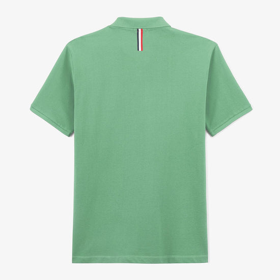 Serge Blanco Polo Manches Courtes Piqué Lucas Vert Amande