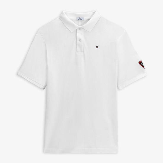 serge blanco Polo manches courtes Rugby Club Toulonnais blanc