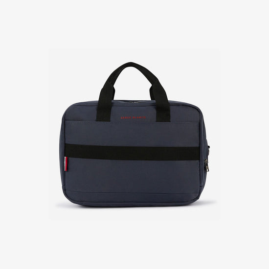 Serge Blanco Sac Porte-document Et Ordinateur Bleu Marine