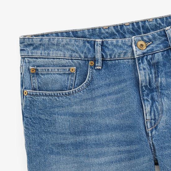 Serge Blanco Bermuda 331 Tapered Fit Stone Blue