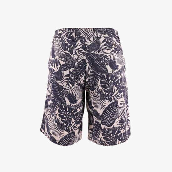 Serge Blanco Bermuda Bleu Marine Imprimé
