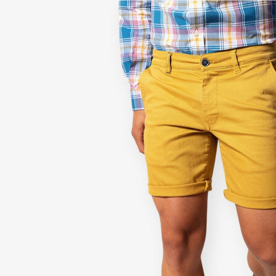 serge blanco Bermuda en jean paille