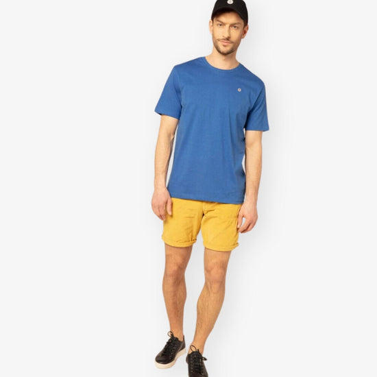 Serge Blanco Bermuda En Velours Paille