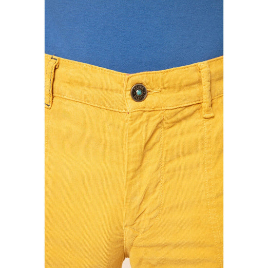 Serge Blanco Bermuda En Velours Paille